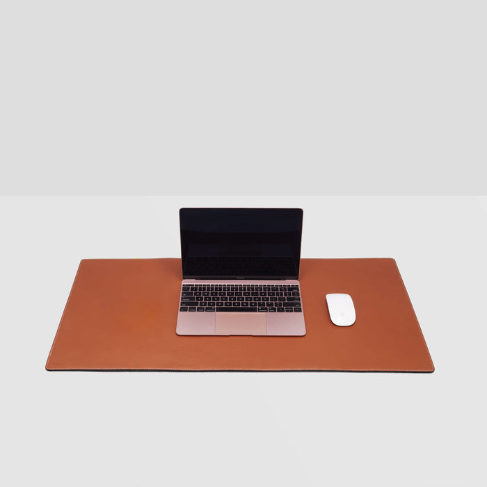 The Desk Mat in Cognac